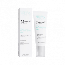 Nacomi Light Cream Akne-iholle - 50 ml
