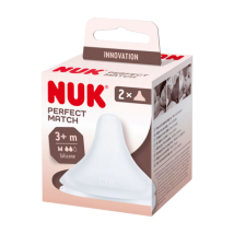 NUK Perfect Match Silikoniset Tuttipullotutit Medium – 2 kpl