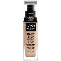 NYX Can't Stop Won't Stop Foundation - Vaalea Ivory -värisävy