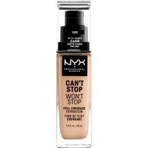 NYX Can't Stop Won't Stop Foundation - Nude - Pohjustusvoide