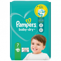 Pampers Baby-Dry koko 7 (15+kg) 20 kpl.