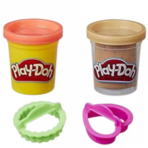 Play-Doh Kitchen Creations -muotoilusavi - Punainen ja Ruskea