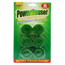 PowerHouse Hygieeniset WC-puhdistusblokit – 6 kpl