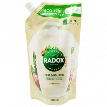 Radox Therapy Care & Nourish Käsienpesuaine Täyttöpussi – 500 ml