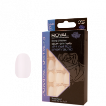 Royal tekokynnet lyhyet pyöreät - 24 kpl