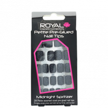 Royal Nail Tips Midnight Spritzer Petite - 24 kpl