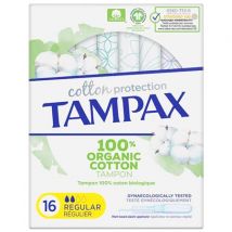 Tampax Organic Regular Tamponit - 16 kpl