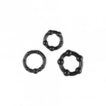 Trinity Vibes Stretchy Penis Rings - 3 kpl.