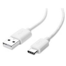 BasicPlus USB-A ja USB-C 1 metrin kaapeli
