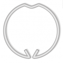 Home sweet home inbouwspot veerring set 8 st. - metaal