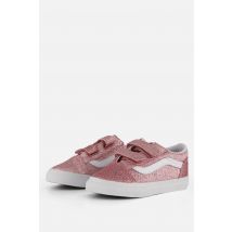 Vans Old Skool V Glitter Sneakers roze