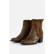 Linea Zeta Cowboylaarzen taupe Leer