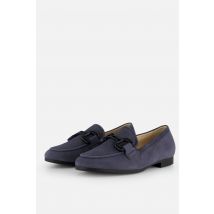 Gabor Instappers blauw Suede