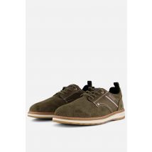Mustang Sneakers groen Suede