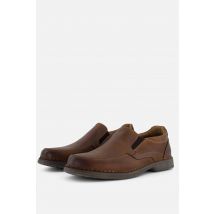 Outfielder Instappers cognac Leer