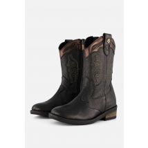 Vingino Chloe Cowboylaarzen zwart Leer