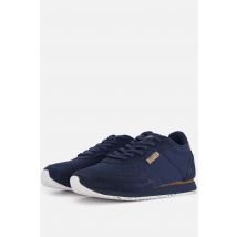 Woden Signe Sneakers blauw Suede