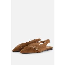Linea Zeta Slingbacks bruin Suede