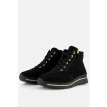 Feyn Ruby92 Veterboots zwart Suede