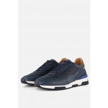 Van Lier Romeo Sneakers blauw Leer