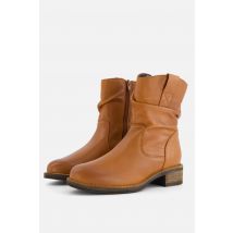 Cellini Enkellaarsjes cognac Leer