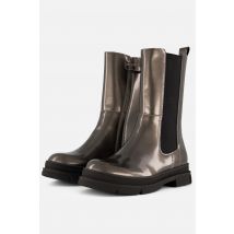 Muyters Chelsea boots zilver Leer