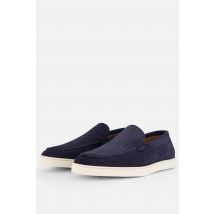 Van Lier Lugano Instappers blauw Leer