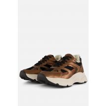 Ps Poelman PS Poelman Sneakers Metallic bruin Leer