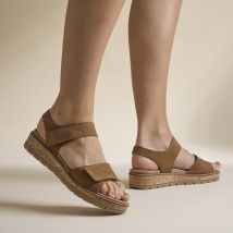 Feyn sandalen cognac