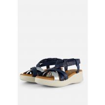 Oh My Sandals Sandalen blauw Leer
