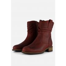 Cellini Plooi Enkellaarsjes bordeaux Leer