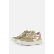 Develab Low Cut Sneakers goud Leer