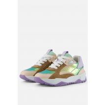 Muyters Sneakers paars Leer