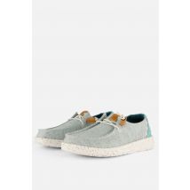 HEYDUDE Wendy Heathered Slub Instappers blauw