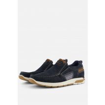 Outfielder Instappers blauw Nubuck