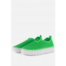 Ilse Jacobsen Platform Instappers groen Microvezel