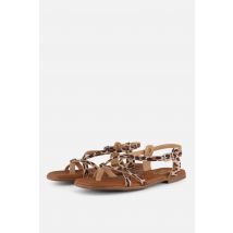 Oh My Sandals Leopard Sandalen beige Leer