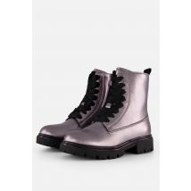 Muyters Veterboots zilver Leer