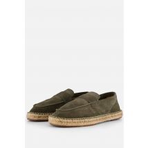 Greve Greve Dune Instappers groen Suede