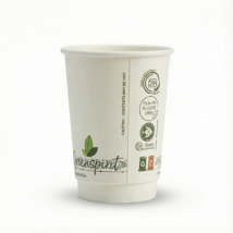 10oz White Greenspirit Aqueous DW Hot Cups (20x25)