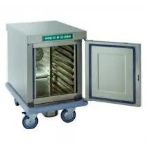 Emainox 7 X 2/1Gn Mobile Undercounter Fan Assisted Heated Holding Cabinet - With Humidity