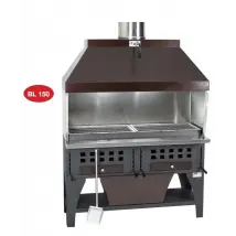 Peva BL150 Charcoal Chargrill With Decorative Canopy