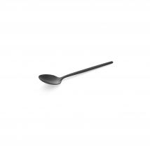 Alex Black Espresso Spoon Set, 18/10 Steel, Matt PVD, Pack of 12