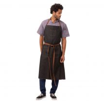 Chef Works Urban Memphis Wide Bib Apron Black