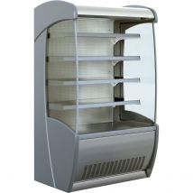 PESSOA850 SS 1250 FV LC Stainless Steel Tiered Display 1330MM Wide