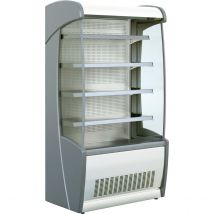 PESSOA850 SS 806 FV LC Stainless Steel Tiered Display 886MM Wide
