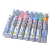 Securit Posterman 6mm All Weather Marker Assorted Colours (8 pack)