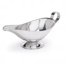 Gravy boat with foot