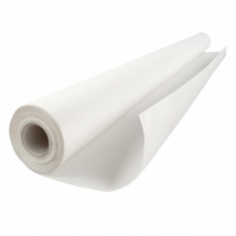 25m Tamask White Banquet Roll  (9)