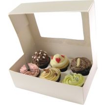 6 Cupcake Box With Inserts 242x165x75MM (125)